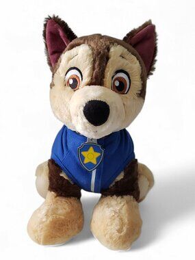 Build a Bear Paw Patrol Chase W/Sound 12" Plush Stuffed Dog